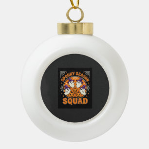 Halloween Griezelig Seizoen Team Geest Pompoen Ont Keramische Bal Ornament