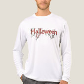 Halloween, griezelig, wijnstokken, wortels, rode l Tri-Blend shirt (Voorkant volledig)