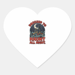 Halloween Griezelige Begraafplaats Kostuum Nacht Hart Sticker