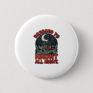 Halloween Griezelige Begraafplaats Kostuum Nacht Ronde Button 5,7 Cm