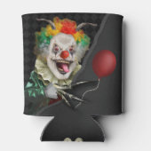 Halloween griezelige clown eng circus monogrammed blikjeskoeler (Achterkant)