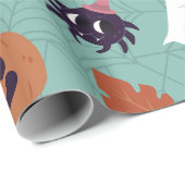 Halloween griezelige cocktail pompoen geest cadeaupapier (Rol Hoek)