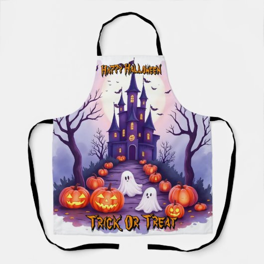 Halloween Griezelige Cute Populaire Collectie Schort (Voorkant)