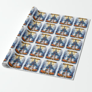Halloween Griezelige Cute Trendy Collectie Cadeaupapier