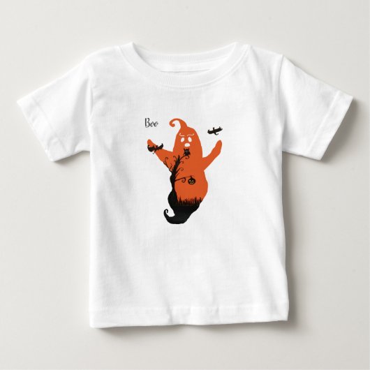 Halloween Griezelige Geest Custom T-Shirt (Voorkant)