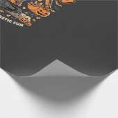 Halloween Griezelige Graafploeg Cadeaupapier (Hoek)