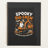 Halloween Griezelige Graafploeg Planner (Voorkant)