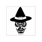 Halloween griezelige heks Rubberstempel (Afrduk)