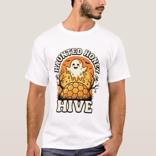 Halloween Griezelige Honing Gedrochten T-shirt (Voorkant)