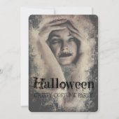 Halloween Griezelige Kostuumfeest Kaart (Voorkant)