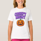 Halloween griezelige nachtkleding Schattige Unisex T-shirt (Voorkant)