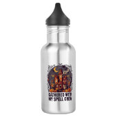 Halloween Griezelige Oogstverzameling Waterfles (Links)