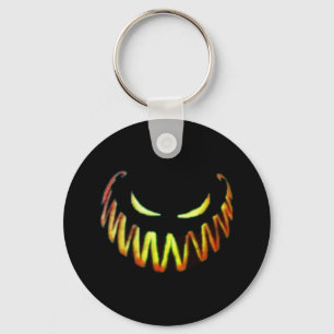 Halloween, griezelige pompoen sleutelhanger