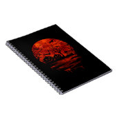 HALLOWEEN GRIEZELIGE RODE MAAN NOTITIEBOEK (Rechterzijde)