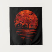 HALLOWEEN GRIEZELIGE RODE MAAN WANDKLEED (Voorkant)
