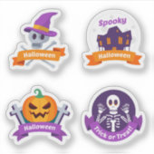 Halloween griezelige stickerverzameling sticker (Voorkant)