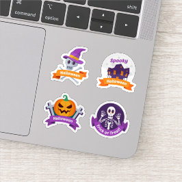 Halloween griezelige stickerverzameling sticker