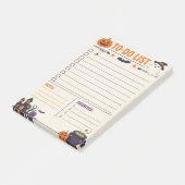 Halloween Griezelijst Post-it® Notes (Schuin)