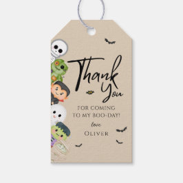 Halloween Griezels Eén Verjaardag Favoriet Cadeaut Cadeaulabel