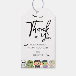 Halloween Griezels Eén Verjaardag Favoriet Cadeaut Cadeaulabel