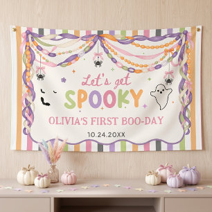 Halloween Griezels Feest Meisje Verjaardagsfeest Spandoek