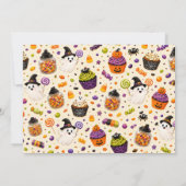 Halloween Griezels Snoep Winkel Kaart (Achterkant)