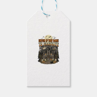 Halloween Griezelschool Nacht Cadeaulabel
