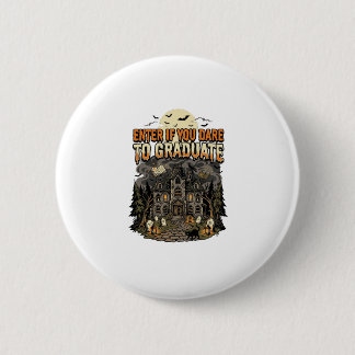 Halloween Griezelschool Nacht Ronde Button 5,7 Cm