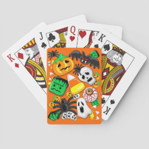 Halloween Griezelsnoep Feest    Pokerkaarten