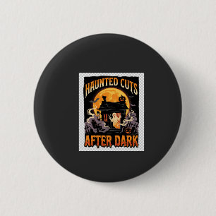 Halloween Griezige Kapper Nacht Ronde Button 5,7 Cm
