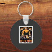 Halloween Griezige Kapper Nacht Sleutelhanger (Voorkant)