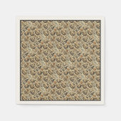 Halloween grijs stijlvol servet (Voorkant)