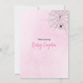 Halloween Grill Baby shower Baby is aan het brouwe Kaart (Achterkant)