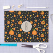 Halloween grillige pompoenen rustieke kraft tissuepapier (Craft)