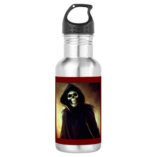 Halloween - Grim Reaper 2 Waterfles (Voorkant)