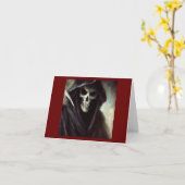 Halloween - Grim Reaper 4 Kaart (Gele Bloem)