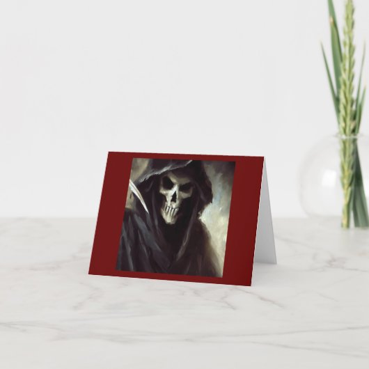 Halloween - Grim Reaper 4 Kaart (Voorkant)