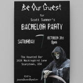 Halloween Grim Reaper Bachelor Party Kaart