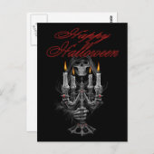 Halloween grim reaper briefkaart (Voorkant / Achterkant)
