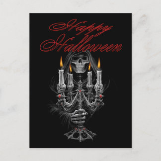 Halloween grim reaper briefkaart