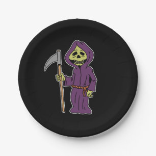 Halloween Grim Reaper Cartoon Bord