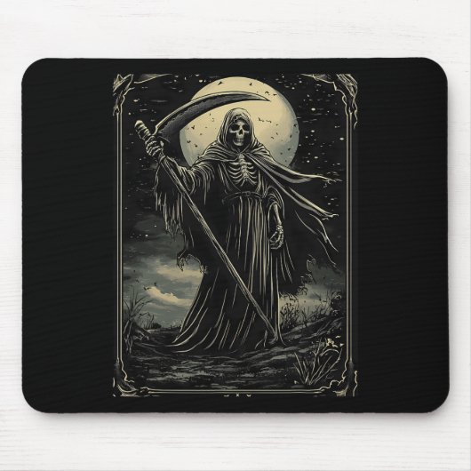 Halloween Grim Reaper Gothic Gothic Muismat (Voorkant)