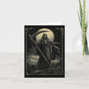 Halloween Grim Reaper Gotisch Goth Kaart