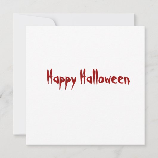 Halloween Grim Reaper Haunted House Kaart (Achterkant)