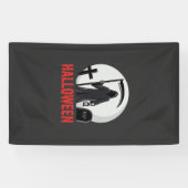 Halloween Grim Reaper Kerkhof Design Spandoek (Horizontaal)