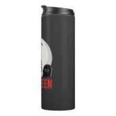 Halloween Grim Reaper Kerkhof Design Thermosbeker (Geroteerd rechts)