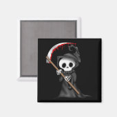 HALLOWEEN Grim Reaper Locker Magnets, koelkast Magneet (Voorkant / Achterkant)