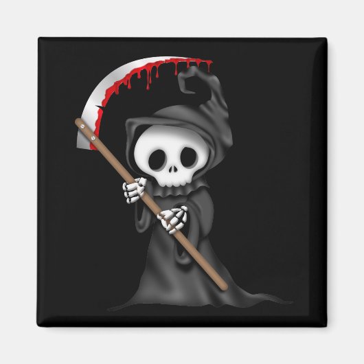 HALLOWEEN Grim Reaper Locker Magnets, koelkast Magneet (Voorkant)