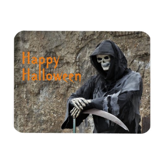 Halloween Grim Reaper  Magneet (Horizontaal)