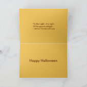 Halloween Grim Reaper over het vervoer van paarden Kaart (Binnen)